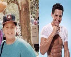 He was a fat teenager but worked hard and achieved such a great shape. He reduced 150 lbs from his body.